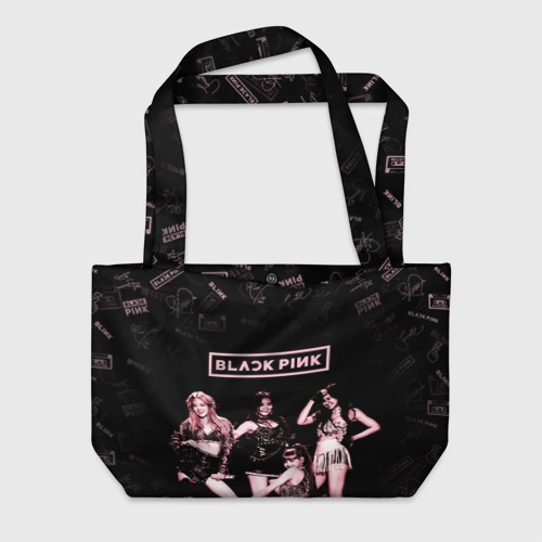 Пляжная сумка 3D Blackpink