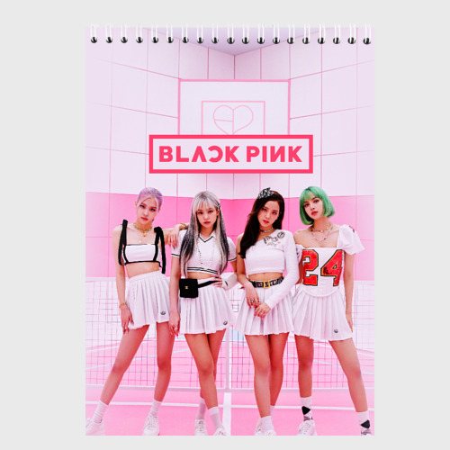 Скетчбук Blackpink, цвет белый