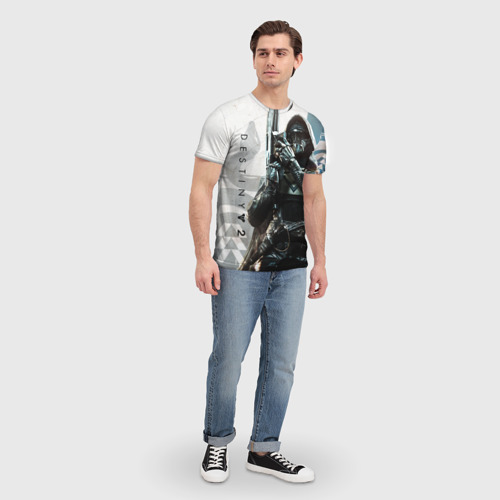 Мужская футболка 3D Destiny, hunter, цвет 3D печать - фото 5
