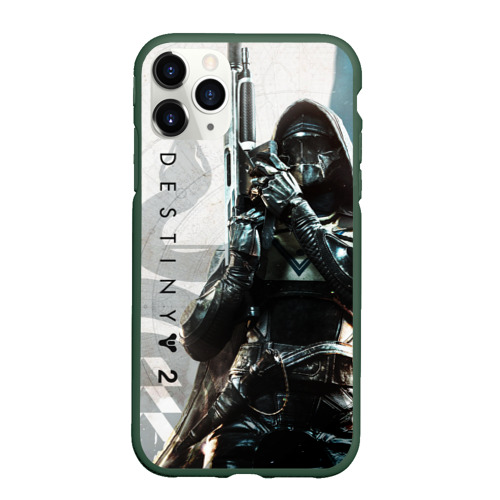 Чехол для iPhone 11 Pro матовый Destiny, hunter, цвет темно-зеленый
