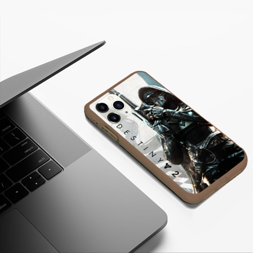 Чехол для iPhone 11 Pro Max матовый Destiny, hunter, цвет коричневый - фото 5