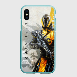 Чехол для iPhone XS Max матовый Destiny, warlock