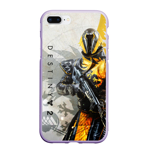 Чехол для iPhone 7Plus/8 Plus матовый Destiny, warlock, цвет светло-сиреневый