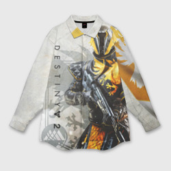 Мужская рубашка oversize 3D Destiny, warlock