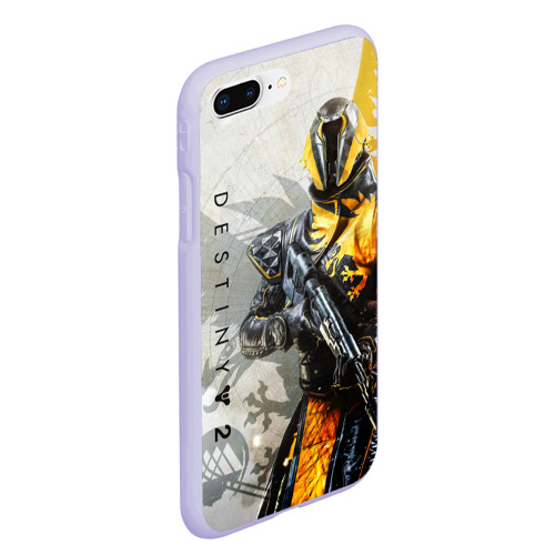 Чехол для iPhone 7Plus/8 Plus матовый Destiny, warlock, цвет светло-сиреневый - фото 3