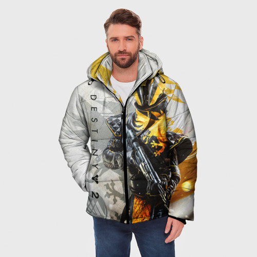 Мужская зимняя куртка 3D Destiny, warlock, цвет черный - фото 3
