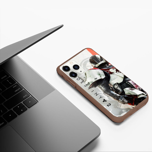 Чехол для iPhone 11 Pro матовый Destiny, titan, цвет коричневый - фото 5