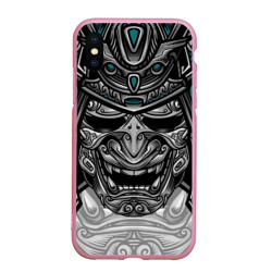 Чехол для iPhone XS Max матовый Cyber Samurai