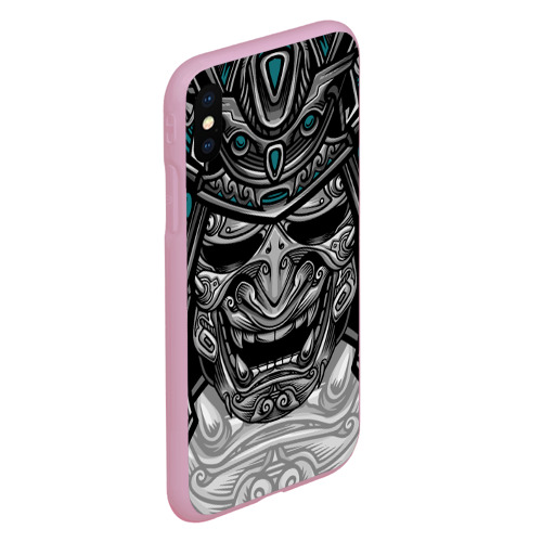 Чехол для iPhone XS Max матовый Cyber Samurai, цвет розовый - фото 3