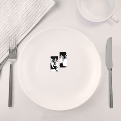 Набор: тарелка + кружка Демон Черный Клевер - фото 2