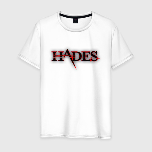 Мужская футболка хлопок Hades Logo (Z), цвет белый