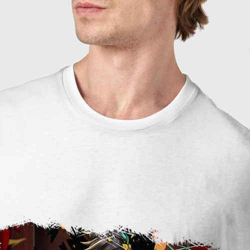 Мужская футболка хлопок Hades Zagreus (Z), цвет белый - фото 6