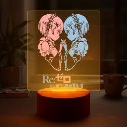 Светильник-ночник Re:Zero, Рам и Рем - фото 2