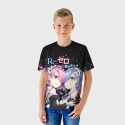 Детская футболка 3D Re:Zero, Рам и Рем - фото 2