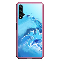 Чехол для Honor 20 Волна с фоном