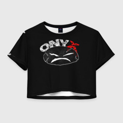 Женская футболка Crop-top 3D Onyx