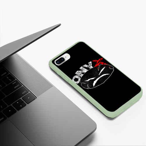 Чехол для iPhone 7Plus/8 Plus матовый Onyx, цвет салатовый - фото 5