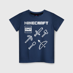 Minecraft – Светящаяся футболка с принтом купить со скидкой в -20%