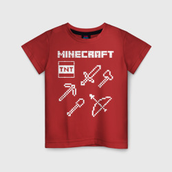 Светящаяся футболка Minecraft (Детская)