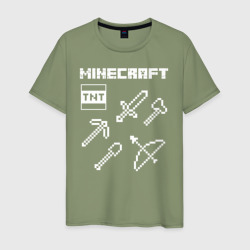 Мужская футболка хлопок Minecraft