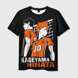 Мужская футболка 3D Haikyuu Hinata Kageyama