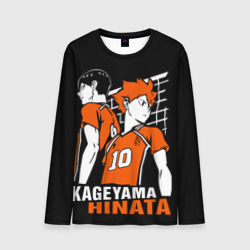 Мужской лонгслив 3D Haikyuu Hinata Kageyama