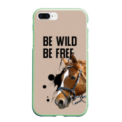 Чехол для iPhone 7Plus/8 Plus матовый Be wild be free