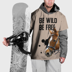 Накидка на куртку 3D Be wild be free