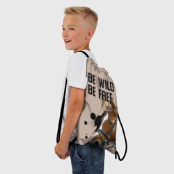 Рюкзак-мешок 3D Be wild be free - фото 2