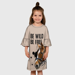 Детское платье 3D Be wild be free - фото 2