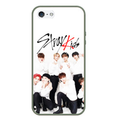 Чехол для iPhone 5/5S матовый Stray kids