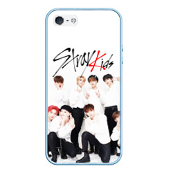 Чехол для iPhone 5/5S матовый Stray kids