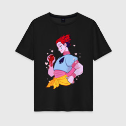 Женская футболка хлопок Oversize Hunter x Hunter - Hisoka