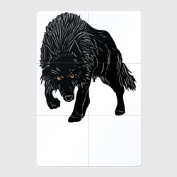 Магнитный плакат 2Х3 Черный Волк