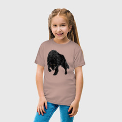 Детская футболка хлопок Черный Волк - фото 2