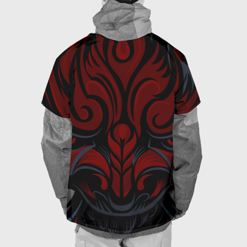 Накидка на куртку 3D Samurai LVL Up, цвет 3D печать - фото 2