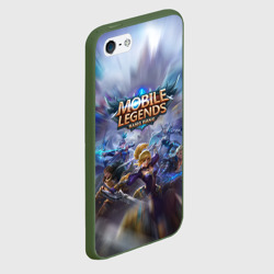 Чехол для iPhone 5/5S матовый Mobile Legends - фото 2