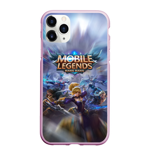 Чехол для iPhone 11 Pro Max матовый Mobile Legends, цвет розовый