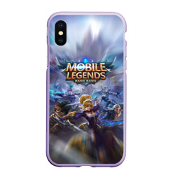 Чехол для iPhone XS Max матовый Mobile Legends