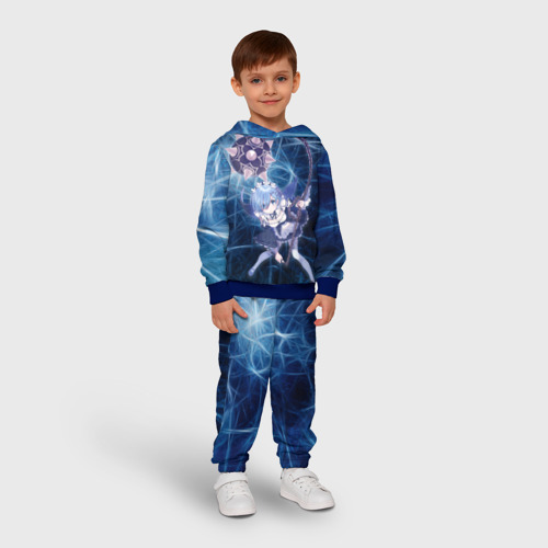 Детский костюм с толстовкой 3D Рэм, цвет синий - фото 3