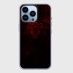 Чехол для iPhone 14 Pro Невероятно темный Черный Клевер