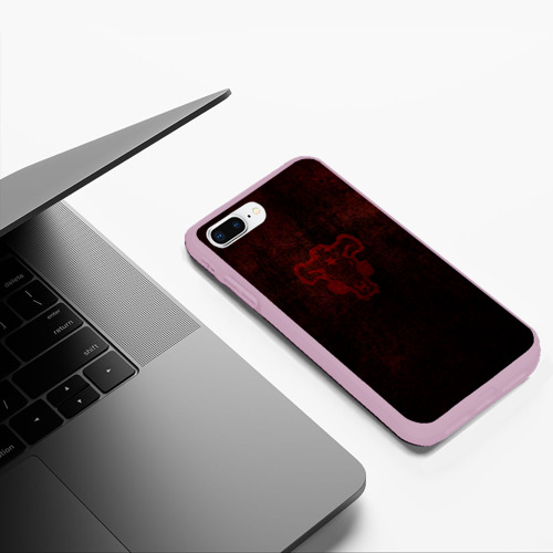 Чехол для iPhone 7Plus/8 Plus матовый с принтом Невероятно темный Черный Клевер, фото #5