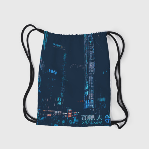 Рюкзак-мешок 3D Ято на фоне города - фото 7