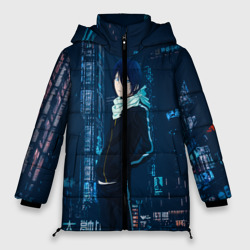 Женская зимняя куртка Oversize Ято на фоне города
