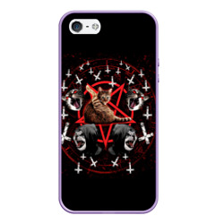 Чехол для iPhone 5/5S матовый Satanic Cat