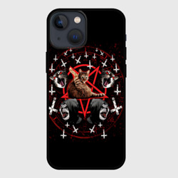 Чехол для iPhone 13 mini Satanic Cat