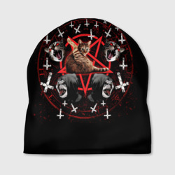 Шапка 3D Satanic Cat