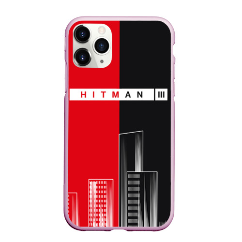 Чехол для iPhone 11 Pro Max матовый Hitman III - Город