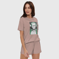 Женская пижама с шортиками хлопок Ророноа - фото 2