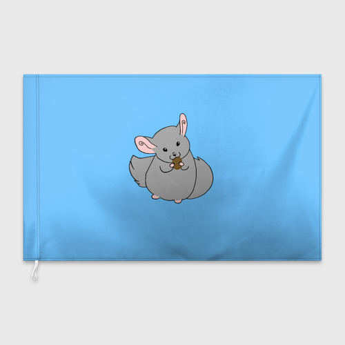 Флаг 3D Шиншилла - фото 3